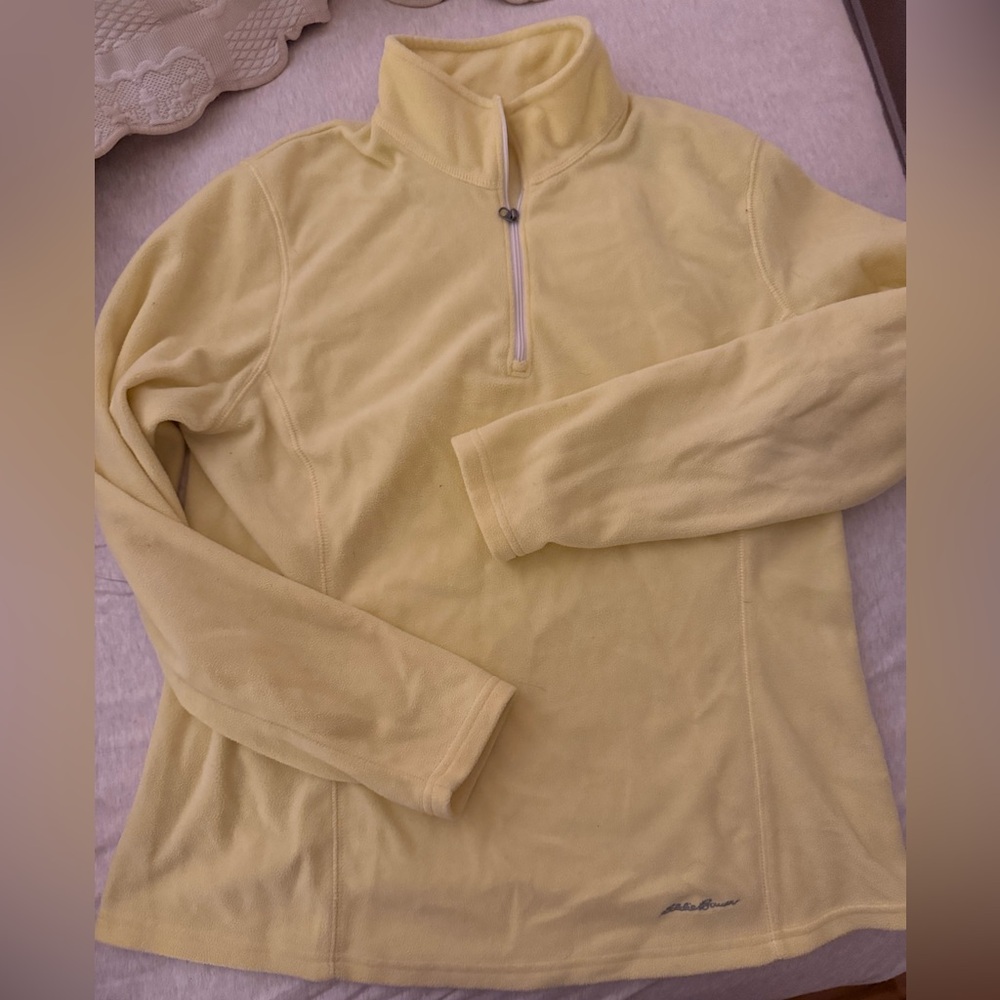 Pale Yellow Fleece